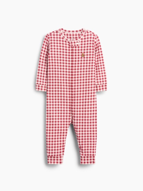 UNE-PIÈCE EN COTON BIOLOGIQUE À MOTIF POUR BÉBÉ ET TOUT-PETIT