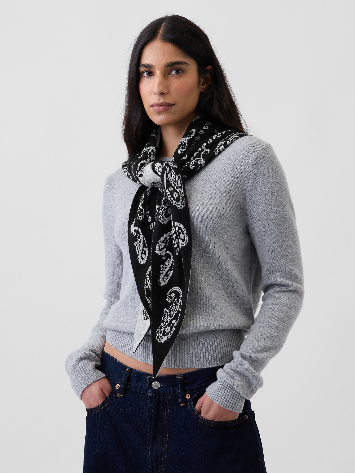 Paisley Triangle Scarf