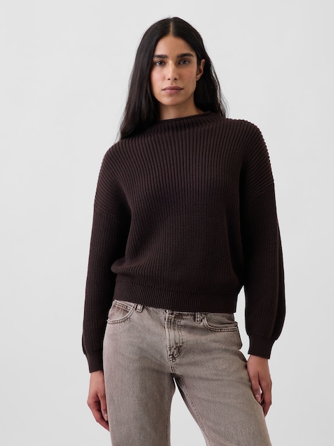 100% Cotton Oversized Rollneck Sweater