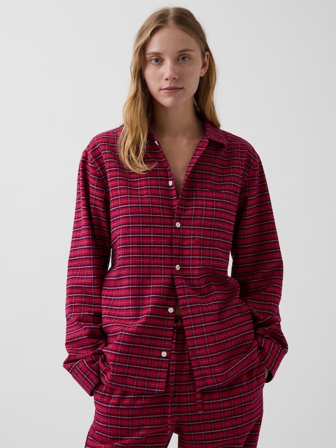 CHEMISE DE PYJAMA EN FLANELLE ULTRA-DOUCE POUR ADULTE