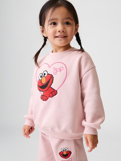 CHANDAIL EN COTON OUATÉ VINTAGEDOUX SESAME STREET POUR BÉBÉ ET TOUT-PETIT