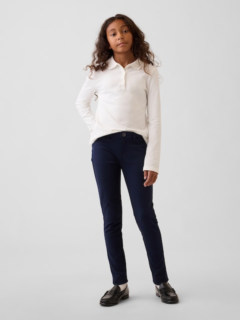 PANTALON D'UNIFORME EN TRICOT PONTE POUR ENFANT