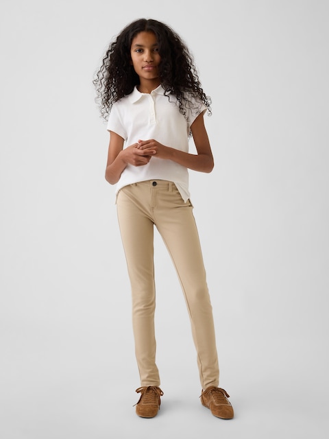 PANTALON D'UNIFORME EN TRICOT PONTE POUR ENFANT