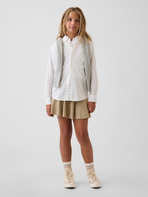 JUPE-SHORT KAKI D'UNIFORME CONFORT POUR ENFANT