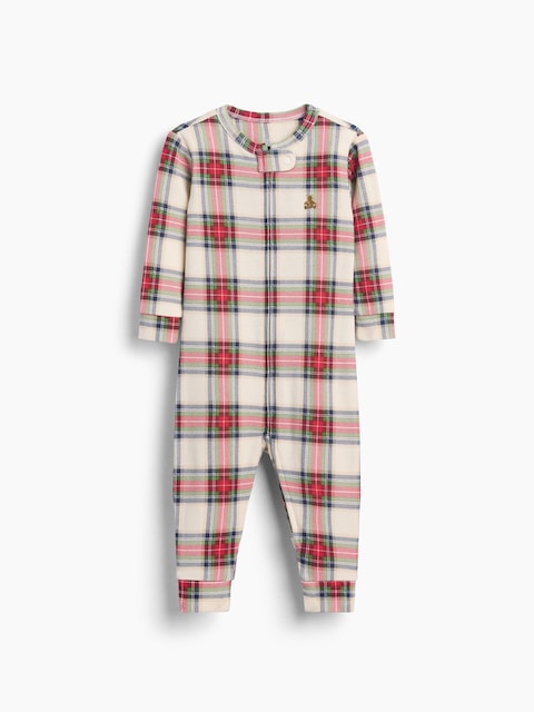 UNE-PIÈCE EN COTON BIOLOGIQUE À MOTIF POUR BÉBÉ ET TOUT-PETIT