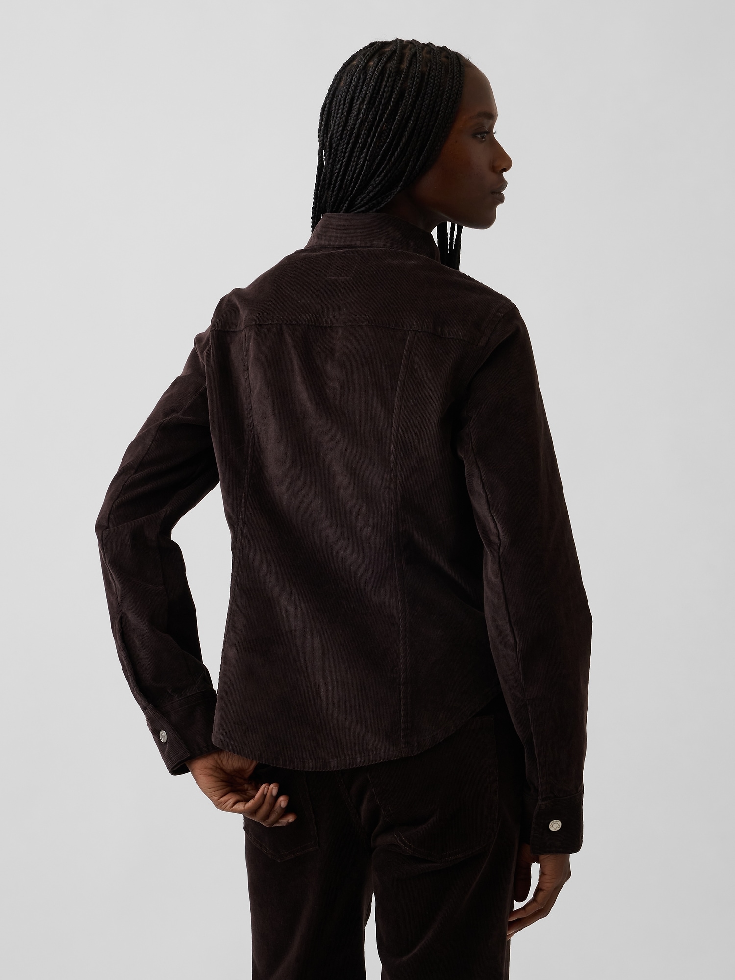Corduroy Fitted Shirt