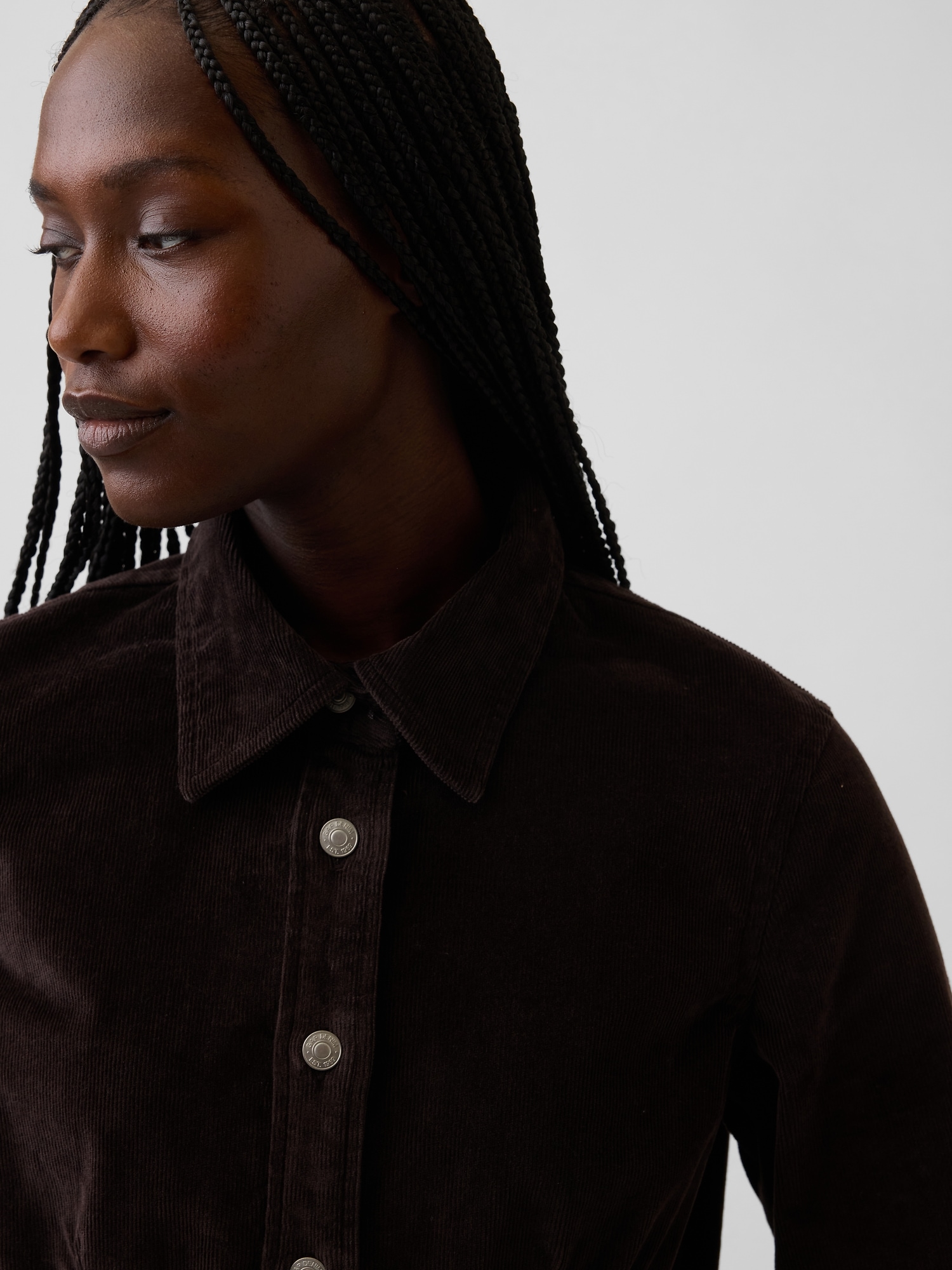 Corduroy Fitted Shirt