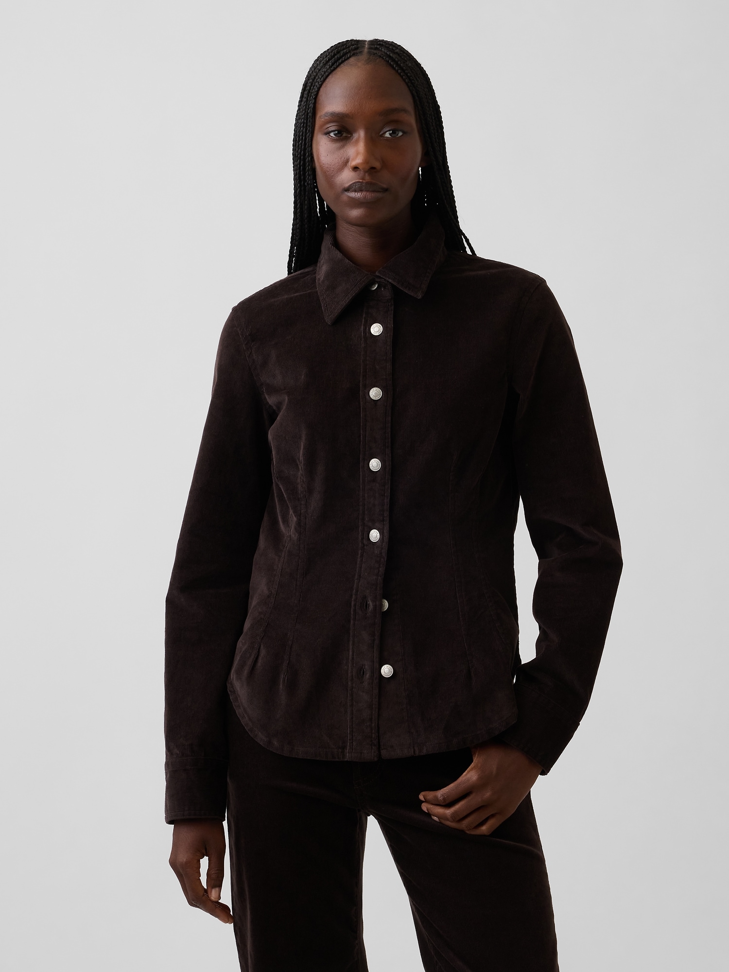 Corduroy Fitted Shirt