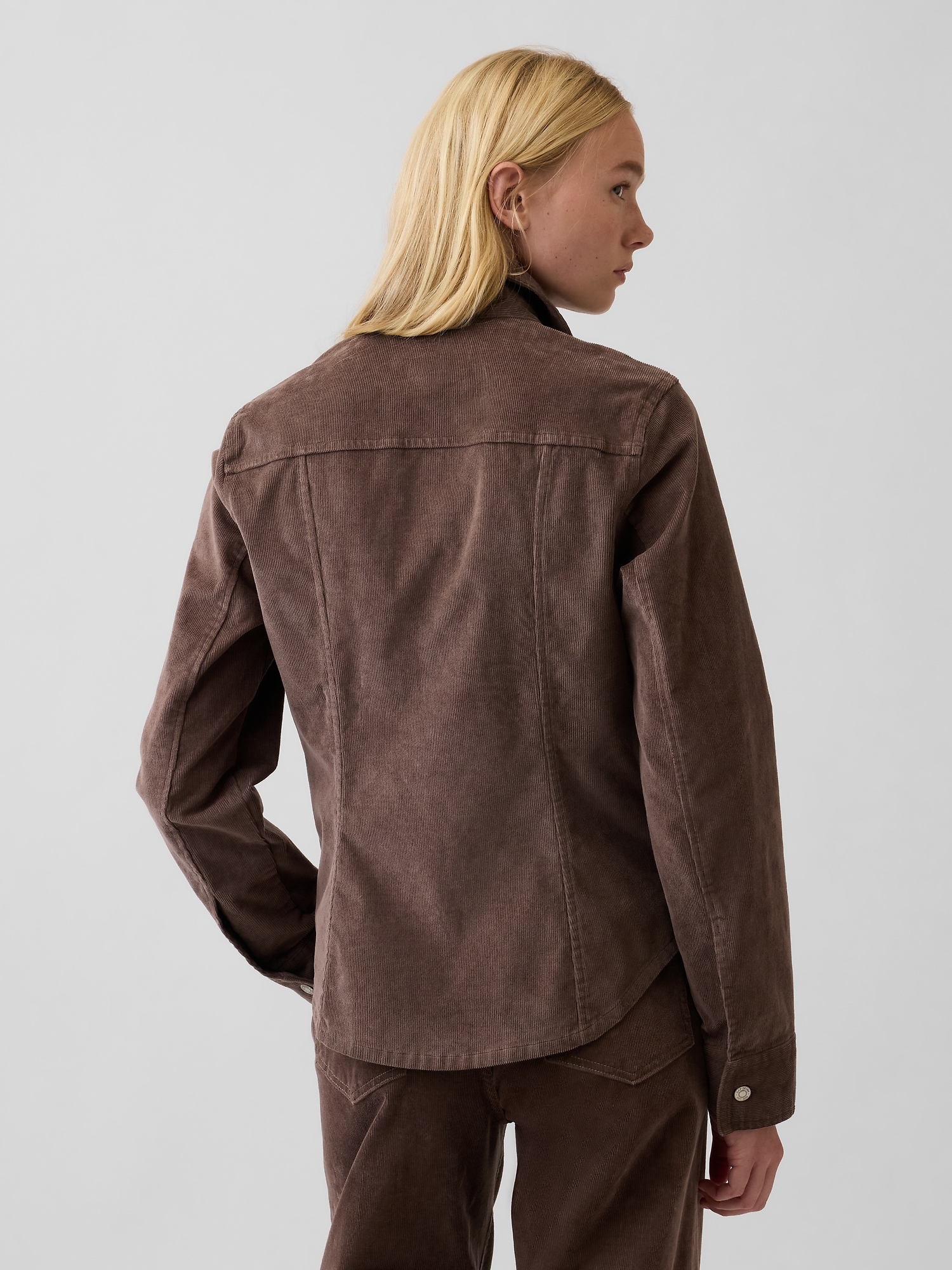 Corduroy Fitted Shirt
