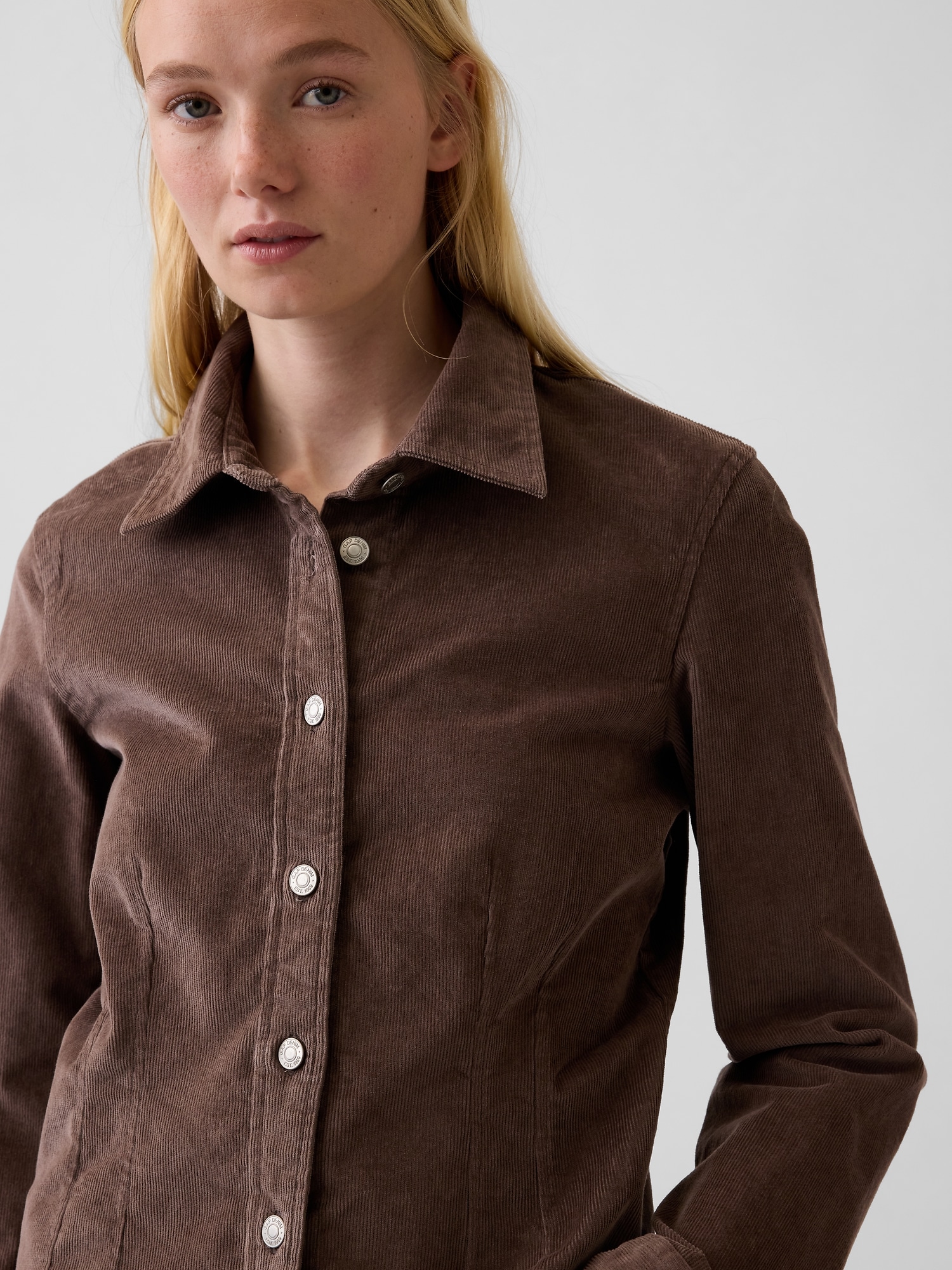 Corduroy Fitted Shirt