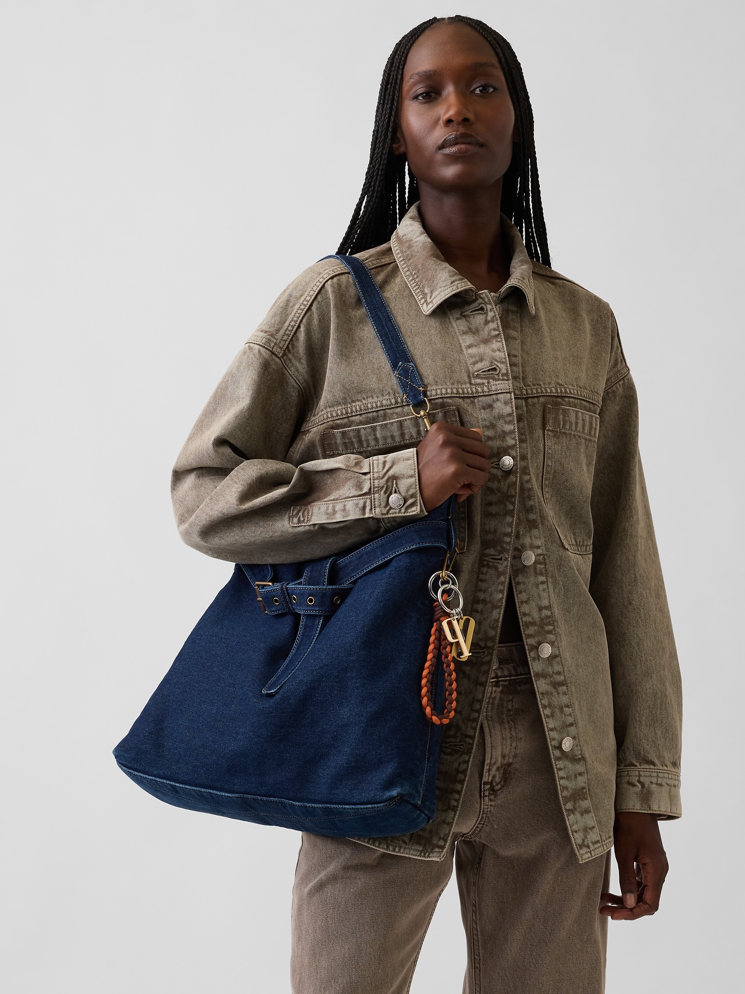 Denim Shoulder Bag