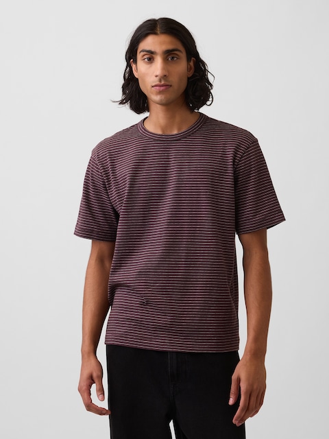 T-SHIRT DÉCONTRACTÉ EN TISSU ÉPAIS POUR ADULTE