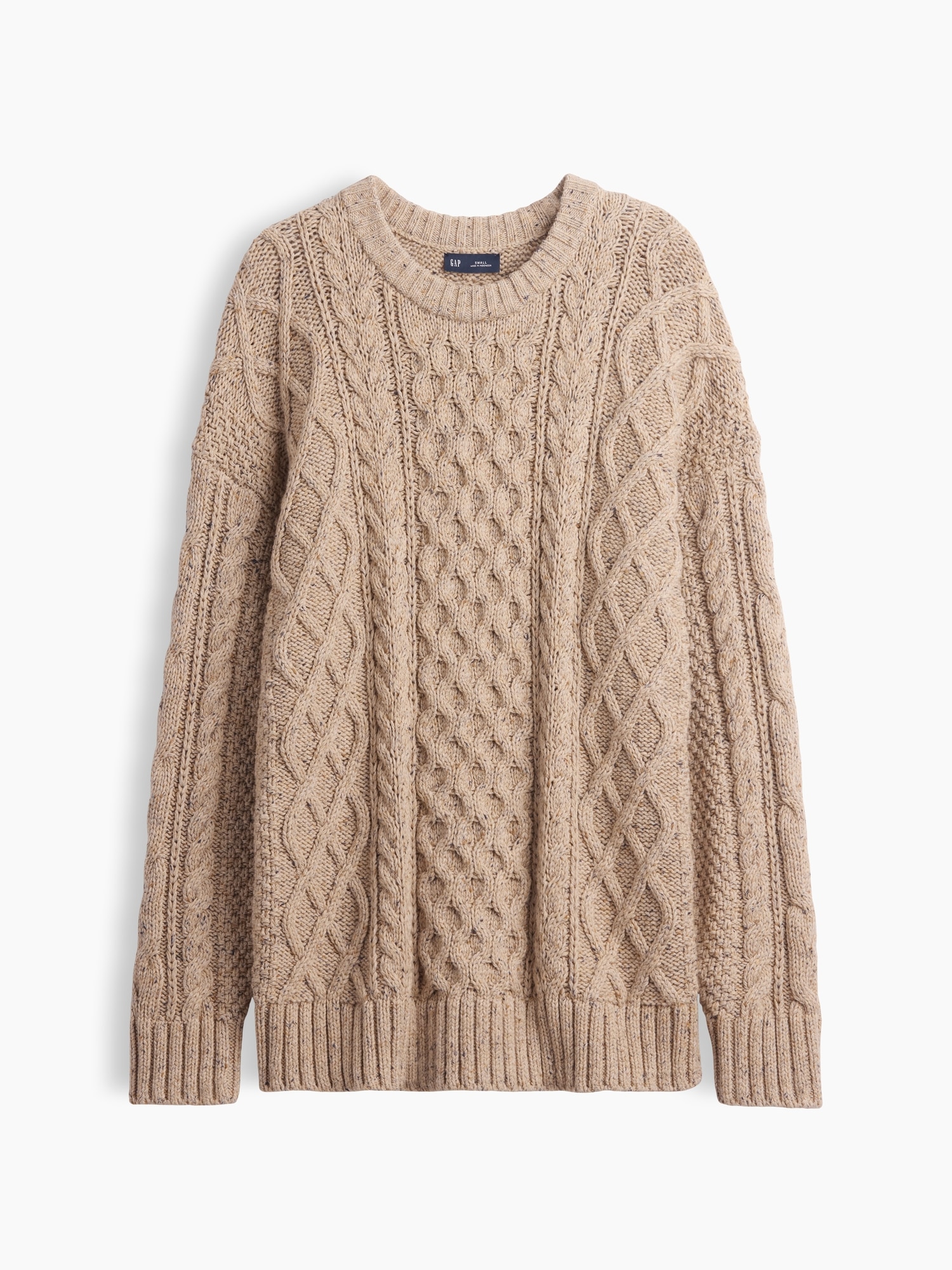 Oversized Cable-Knit Sweater