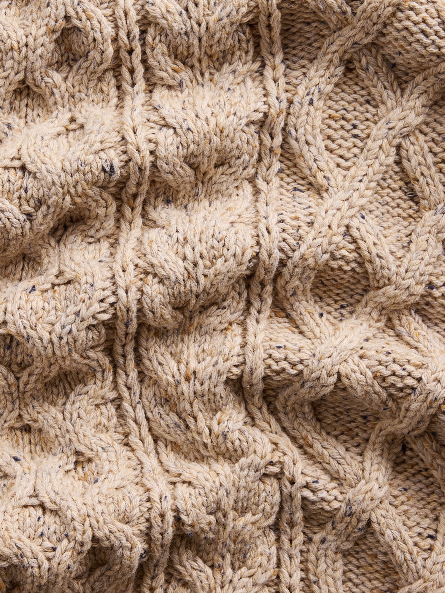 Oversized Cable-Knit Sweater
