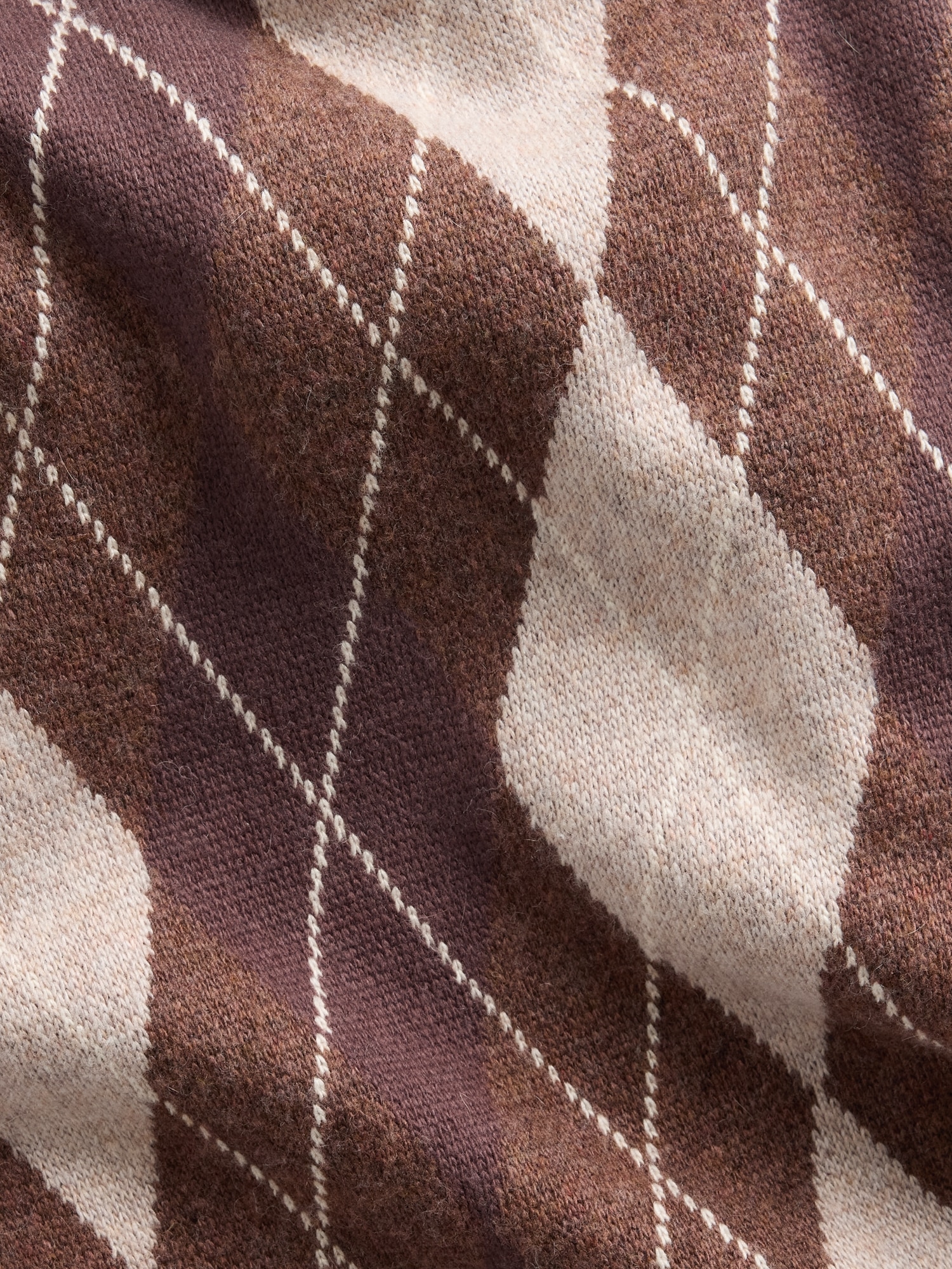 Argyle Triangle Scarf
