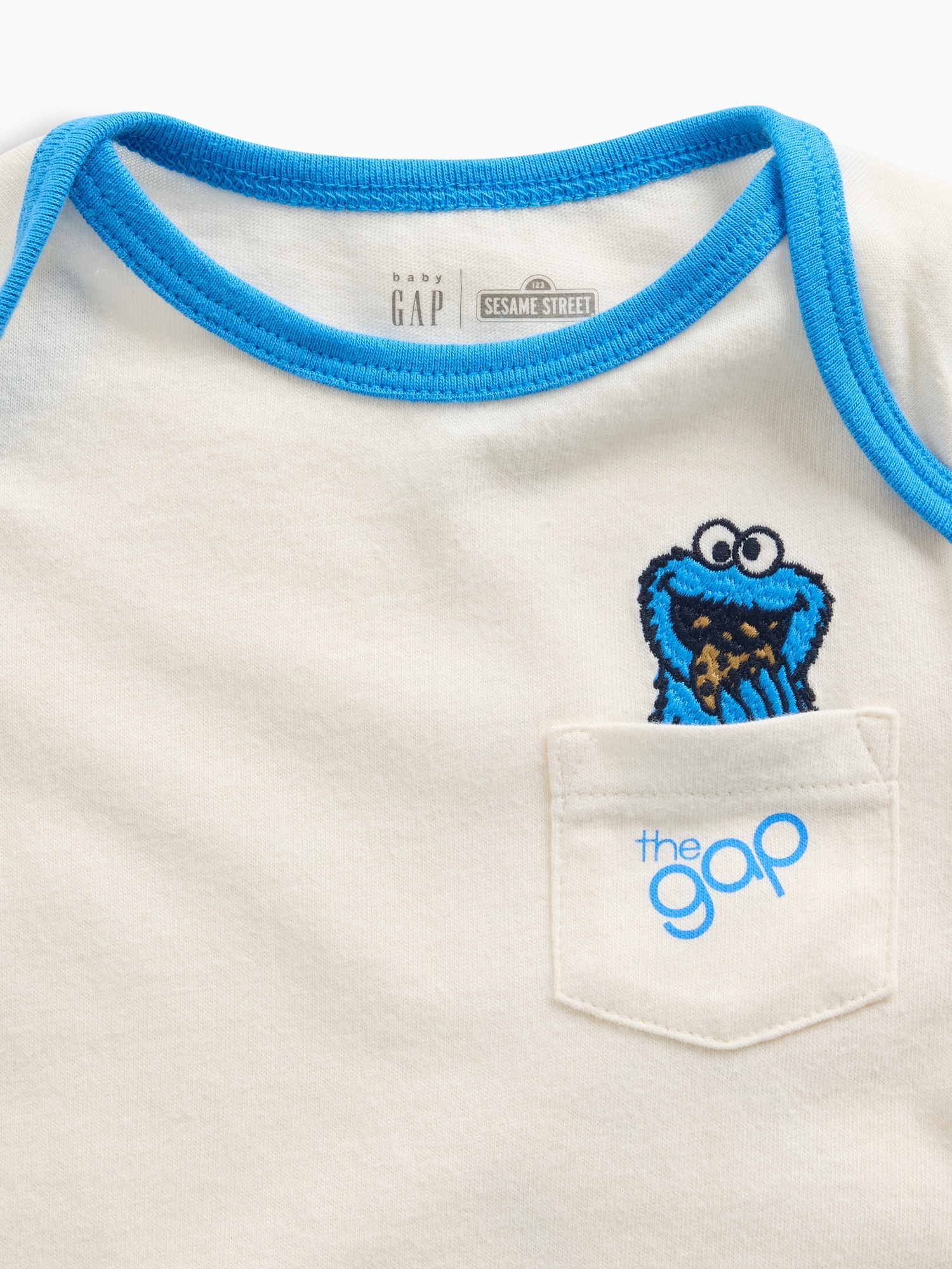 Cache-couche à poche en coton biologique Sesame Street pour Béb