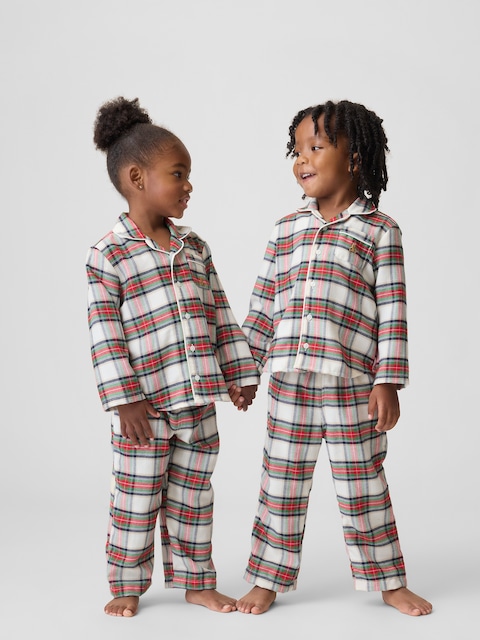PYJAMA EN FLANELLE RECYCLÉE POUR BÉBÉ ET TOUT-PETIT