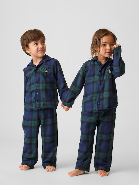 PYJAMA EN FLANELLE RECYCLÉE POUR BÉBÉ ET TOUT-PETIT
