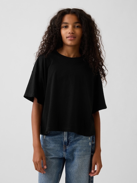 T-SHIRT SURDIMENSIONNÉ DROIT POUR ENFANT