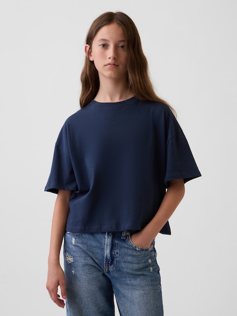 T-SHIRT SURDIMENSIONNÉ DROIT POUR ENFANT