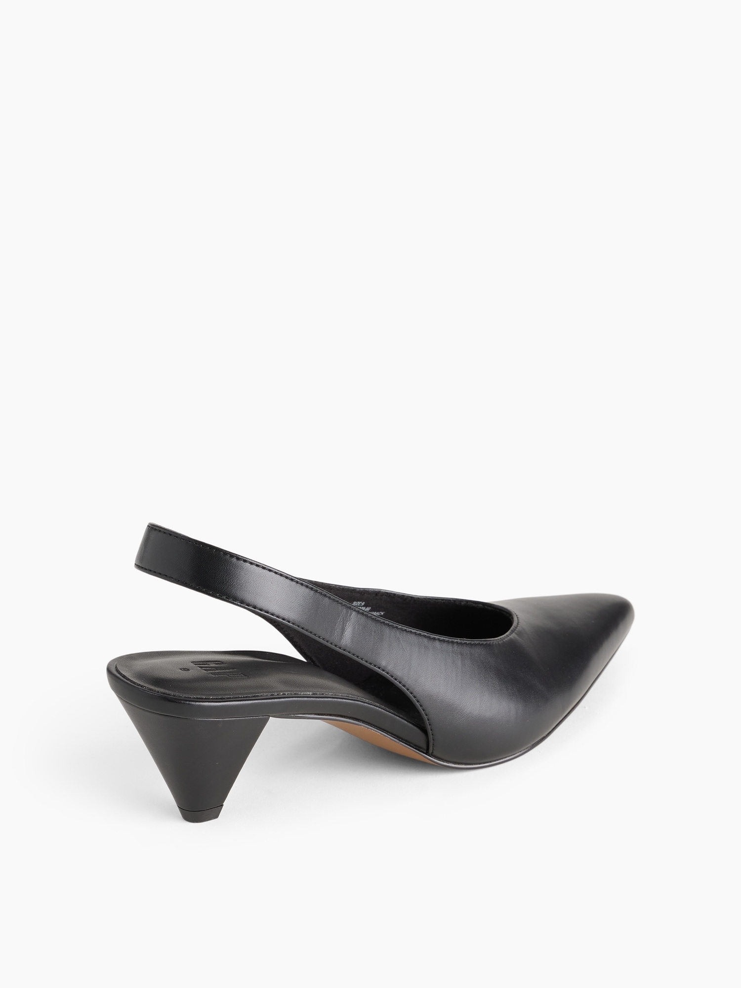 Vegan Leather Slingback Mules
