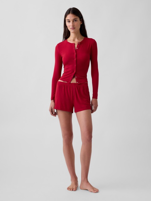 SHORT DE PYJAMA CÔTELÉ EN MODAL PUREDOUCEUR