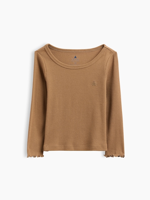 T-SHIRT EN TRICOT CÔTELÉ AGENCEZ À VOLONTÉ POUR BÉBÉ ET TOUT-PETIT