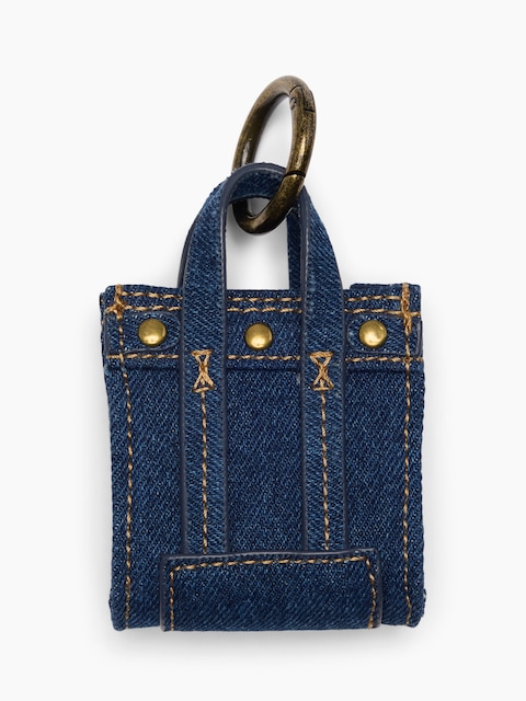 BRELOQUE PORTE-ÉCOUTEURS EN DENIM