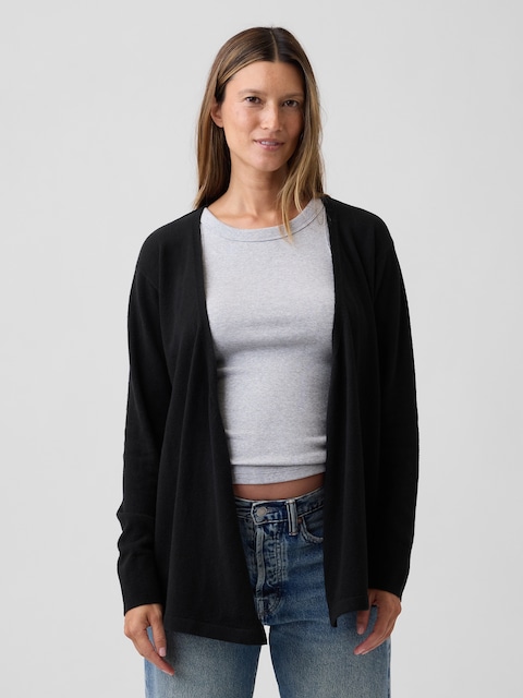 CARDIGAN CACHE-CŒUR EFFET CACHEMIRE DE MATERNITÉ