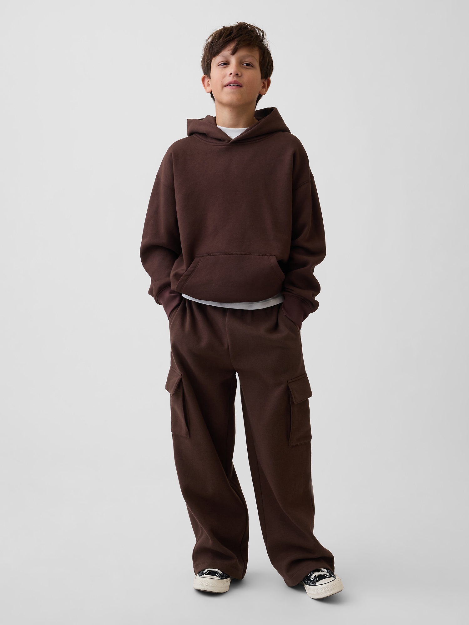 Pantalon cargo ballon en coton ouaté VintageDoux pour Enfant