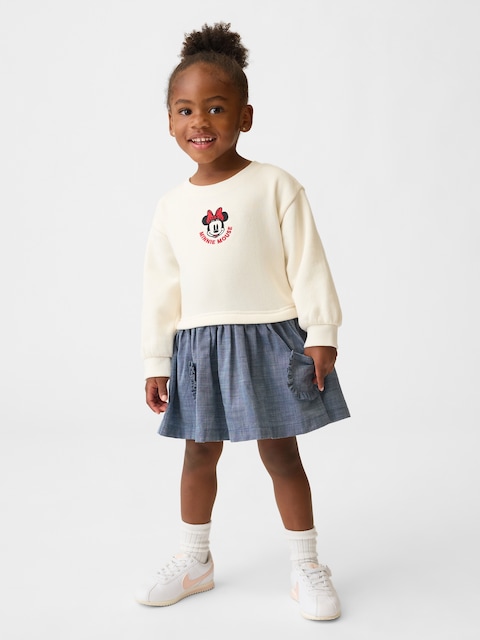 ROBE EN COTON OUATÉ GAP × DISNEY POUR BÉBÉ ET TOUT-PETITE