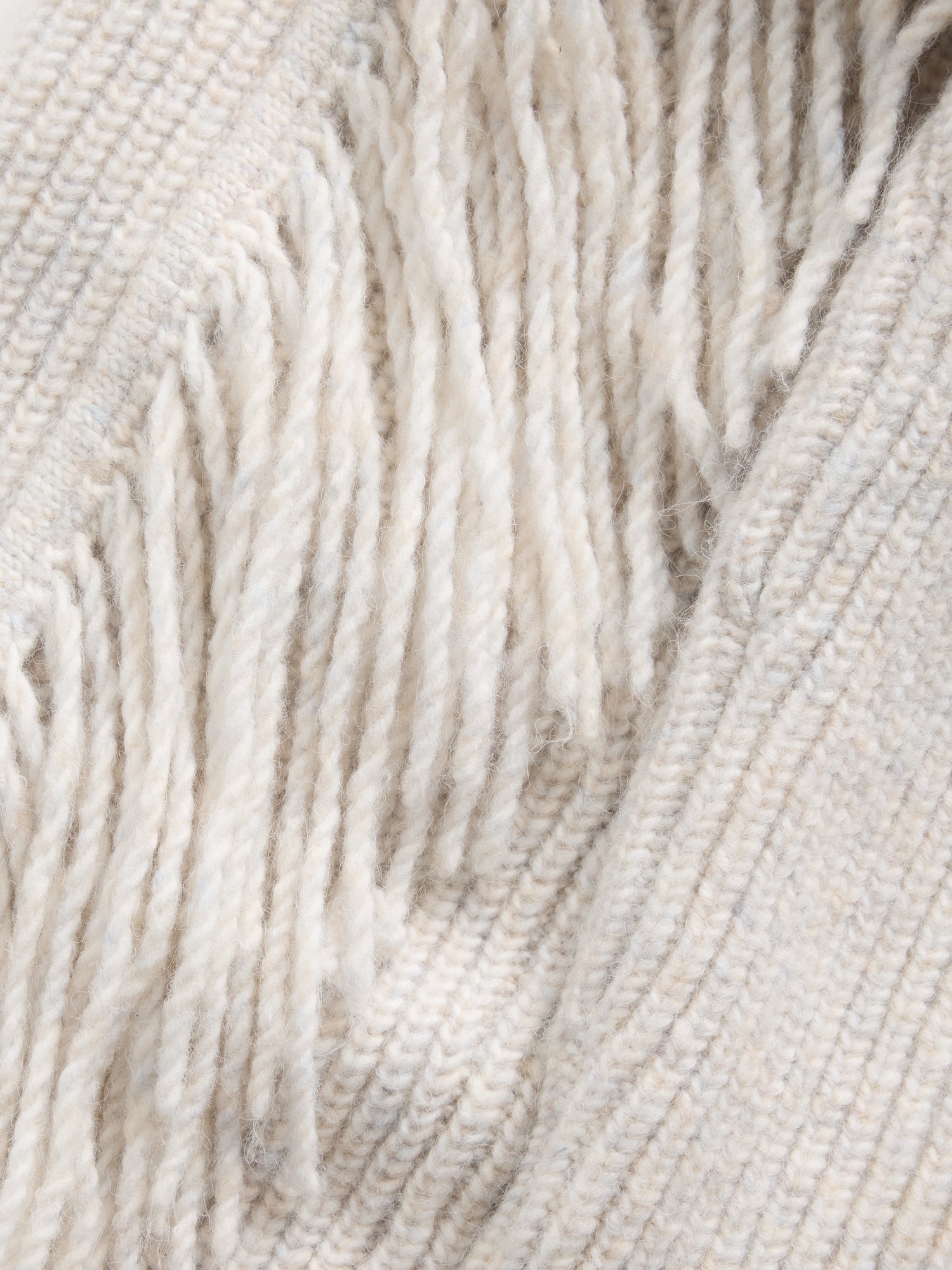 Relaxed Fringe Sweater Cardigan