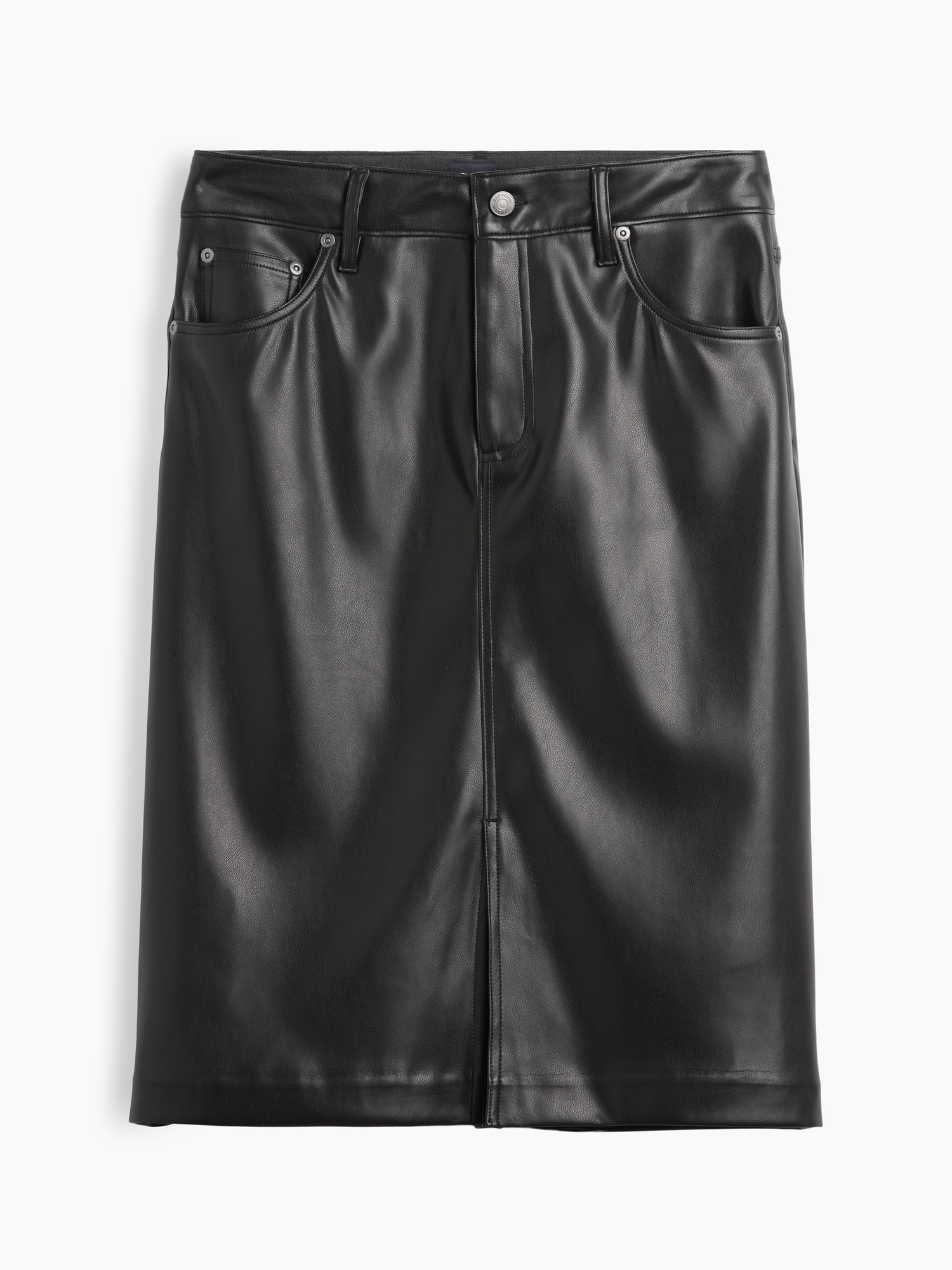 Vegan Leather Pencil Skirt