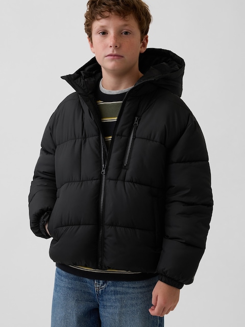 VESTE REMBOURRÉE ÉPAISSE EN MATIÈRE RECYCLÉE POUR ENFANT
