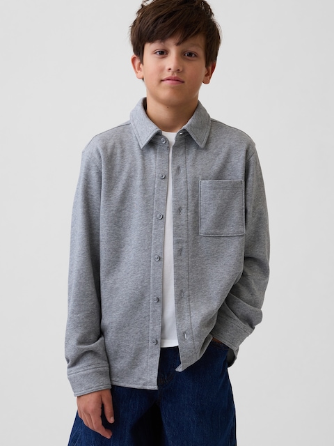 CHEMISE EN JERSEY BOUCLETTE VINTAGEDOUX POUR ENFANT