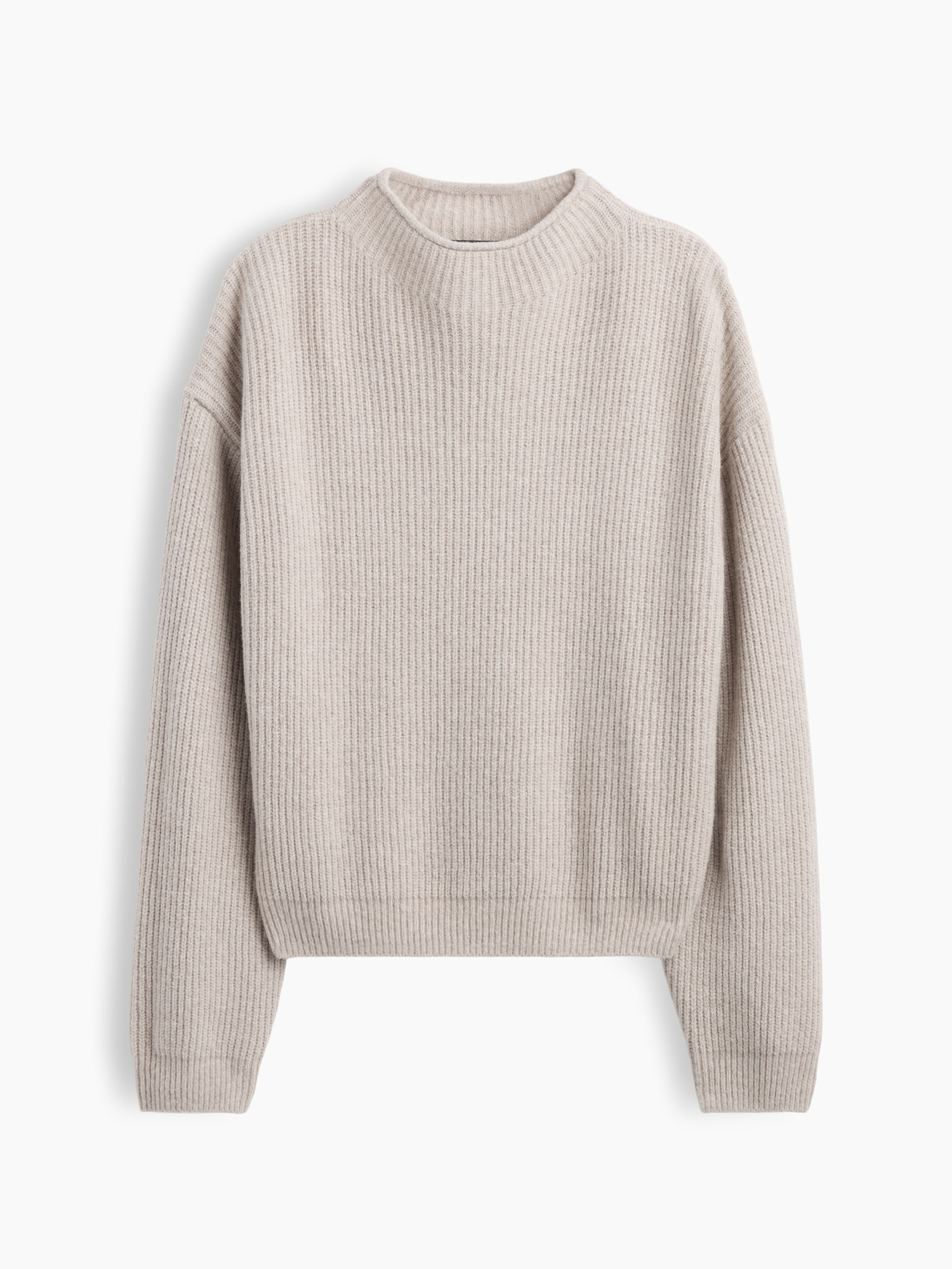 CashSoft Oversized Rollneck Sweater