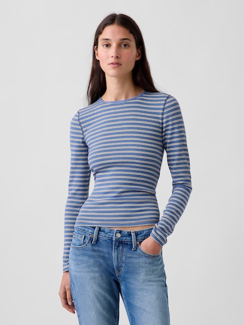 T-SHIRT CÔTELÉ MODERNE