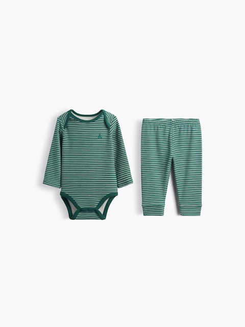 ENSEMBLE CACHE-COUCHE EN TRICOT SOYEUX POUR BÉBÉ