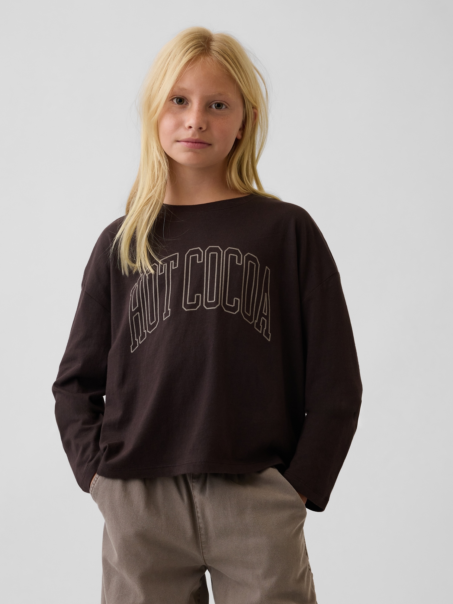 Kids Oversized Graphic T-Shirt