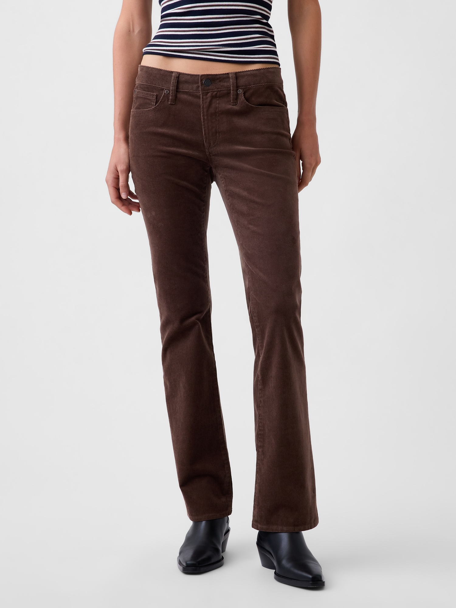 Low Rise Corduroy Long & Lean Pants