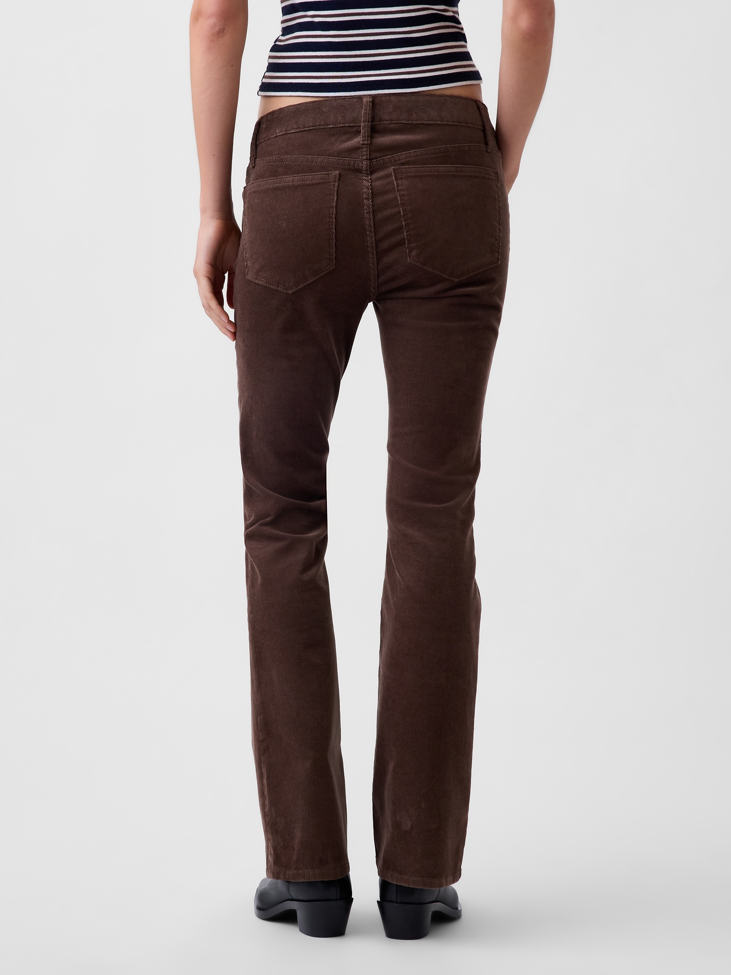 Low Rise Corduroy Long & Lean Pants