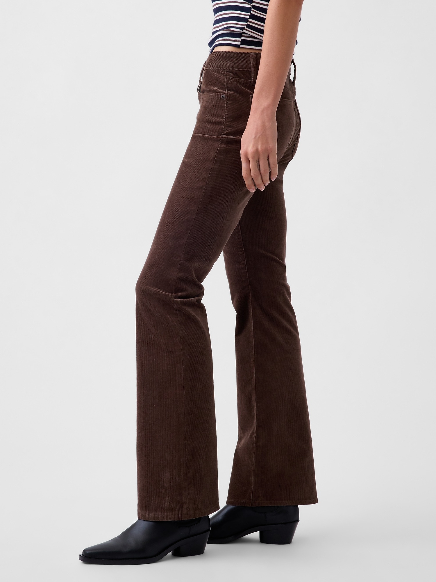Low Rise Corduroy Long & Lean Pants