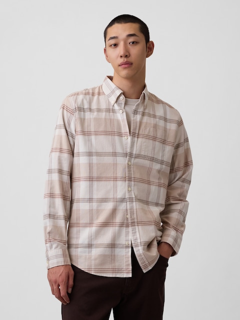 CHEMISE OXFORD À CARREAUX