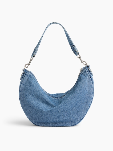SAC DEMI-LUNE EN DENIM