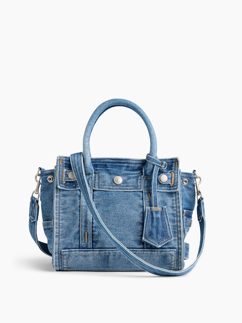 PETIT FOURRE-TOUT À CINQ POCHES EN DENIM