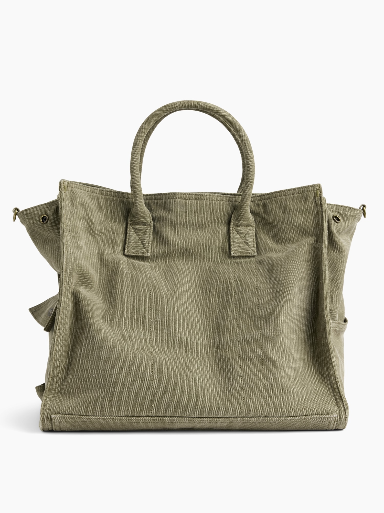 Large Canvas Five Pocket Tote