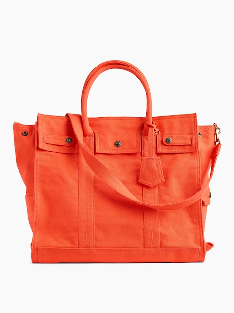 Large Canvas Five Pocket Tote