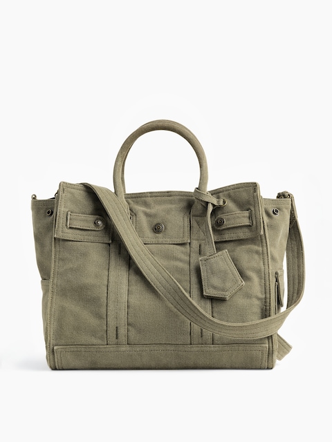 Canvas Five Pocket Tote
