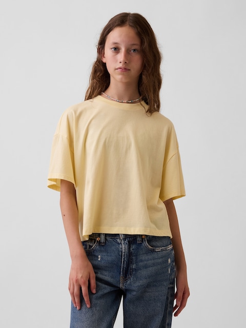 T-SHIRT SURDIMENSIONNÉ DROIT POUR ENFANT