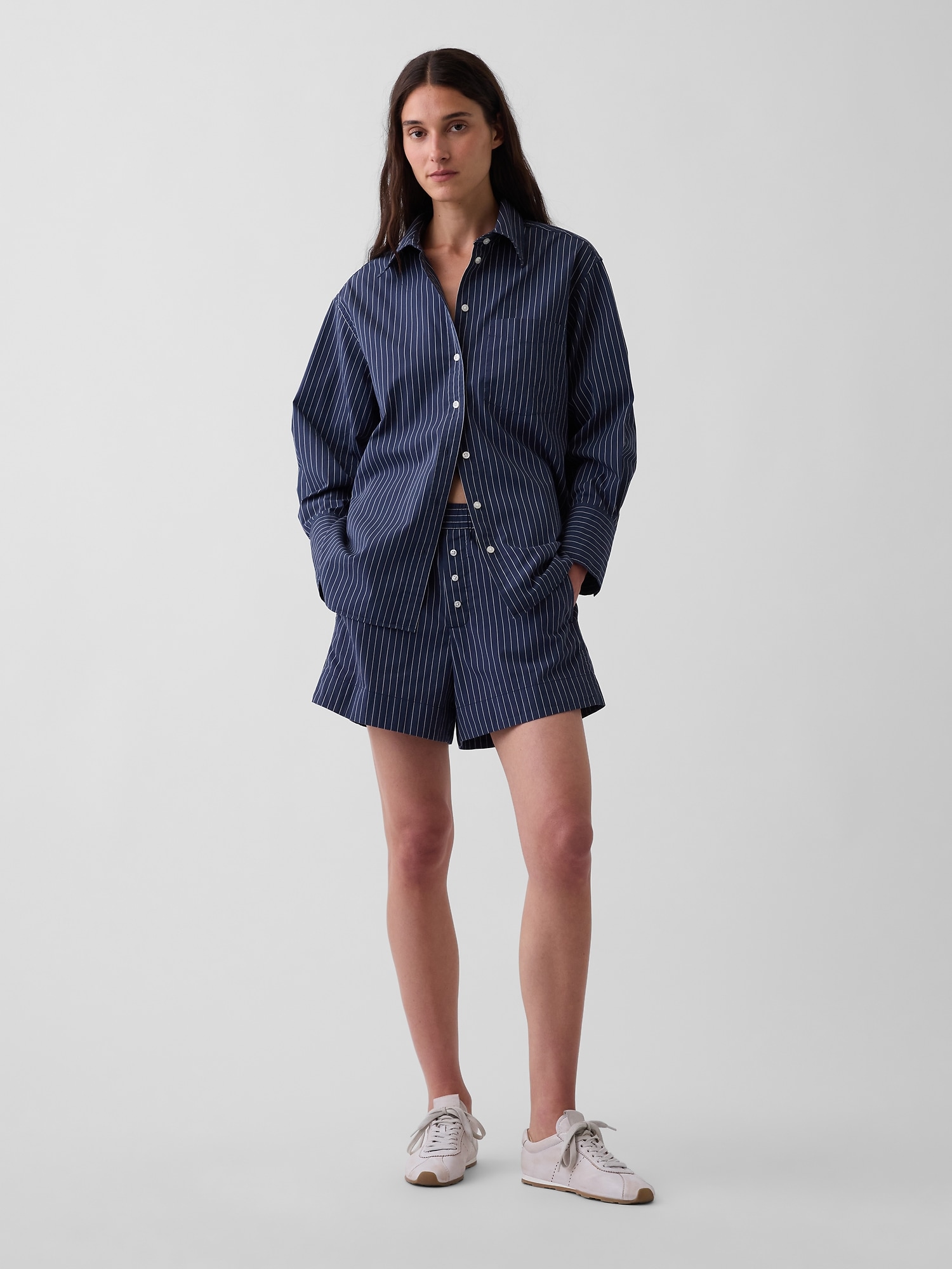 Organic Cotton Poplin Big Shirt